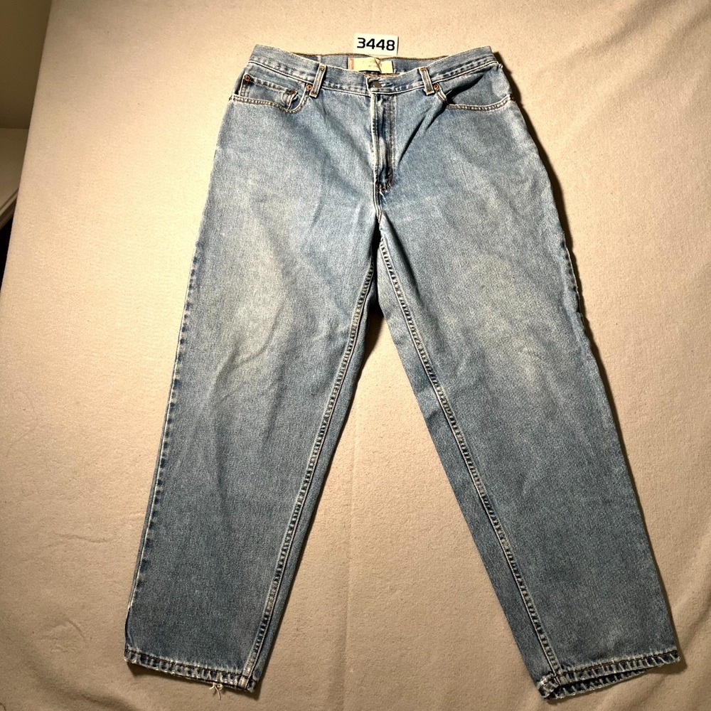 Levi's‎ 550 Comfort Fit Jeans Mens 36x30 Blue Denim Cotton Straight Leg Outdoor